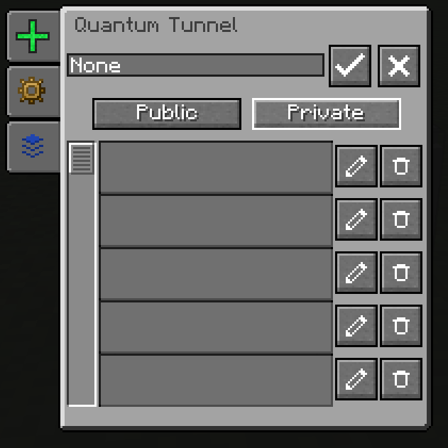 Interface du tunnel quantique